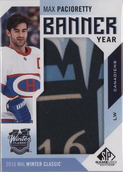 2016-17 SP Game Used - Banner Year Winter Classic #BWC-MP Max Pacioretty Front