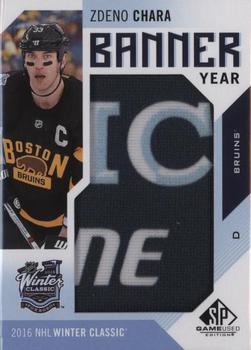 2016-17 SP Game Used - Banner Year Winter Classic #BWC-ZC Zdeno Chara Front