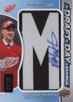 2016-17 SP Game Used - Draft Day Marks Manufactured Letters #DDM-AM Anthony Mantha Front