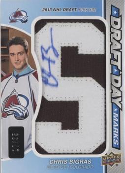 2016-17 SP Game Used - Draft Day Marks Manufactured Letters #DDM-CB Chris Bigras Front