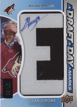 2016-17 SP Game Used - Draft Day Marks Manufactured Letters #DDM-DS Dylan Strome Front