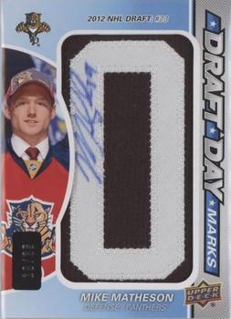 2016-17 SP Game Used - Draft Day Marks Manufactured Letters #DDM-MM Michael Matheson Front