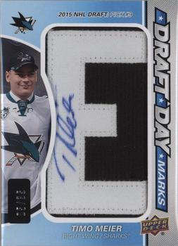 2016-17 SP Game Used - Draft Day Marks Manufactured Letters #DDM-TM Timo Meier Front