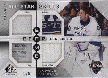 2016-17 SP Game Used - Game Gear 2016 All-Star Skills #ASGG-BB Ben Bishop Front