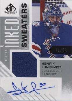 2016-17 SP Game Used - Inked Sweaters #IS-HL Henrik Lundqvist Front