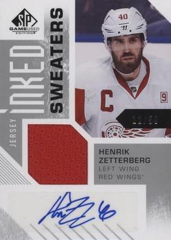 2016-17 SP Game Used - Inked Sweaters #IS-HZ Henrik Zetterberg Front