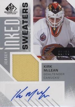 2016-17 SP Game Used - Inked Sweaters #IS-KM Kirk McLean Front