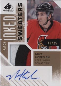 2016-17 SP Game Used - Inked Sweaters Patch #IS-MH Mike Hoffman Front