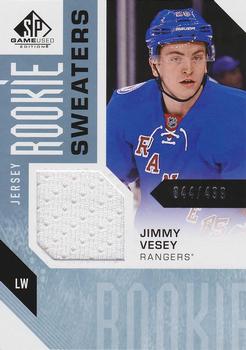 2016-17 SP Game Used - Rookie Sweaters #RS-JV Jimmy Vesey Front
