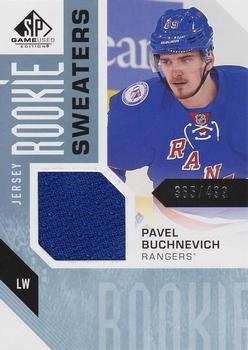 2016-17 SP Game Used - Rookie Sweaters #RS-PB Pavel Buchnevich Front
