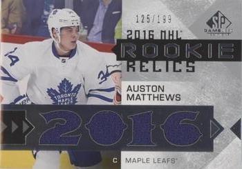 2016-17 SP Game Used - Rookie Relic Blends #RRB-AU Auston Matthews Front