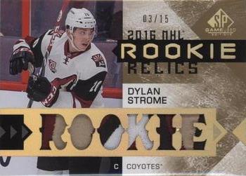 2016-17 SP Game Used - Rookie Relic Blends Patch #RRB-DS Dylan Strome Front