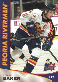 2004-05 Choice Peoria Rivermen (AHL) #08 Trevor Baker Front