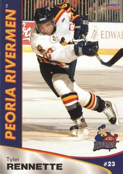 2004-05 Choice Peoria Rivermen (AHL) #20 Tyler Rennette Front
