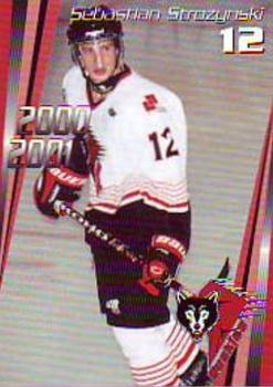 2000-01 Cartes, Timbres et Monnaies Sainte-Foy Rouyn-Noranda Huskies (QMJHL) #5 Sebastien Strozynski Front