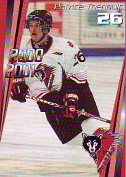 2000-01 Cartes, Timbres et Monnaies Sainte-Foy Rouyn-Noranda Huskies (QMJHL) #14 Patrice Theriault Front