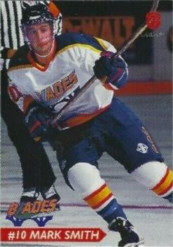 1995-96 Saskatoon Blades (WHL) Police #NNO Mark Smith Front