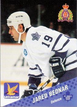 1996-97 Ultramar St. John's Maple Leafs (AHL) #NNO Jared Bednar Front