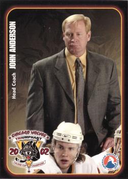 2002-03 LaSalle Bank Chicago Wolves (AHL) #24 John Anderson Front