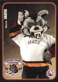 2002-03 LaSalle Bank Chicago Wolves (AHL) #25 Skates Front