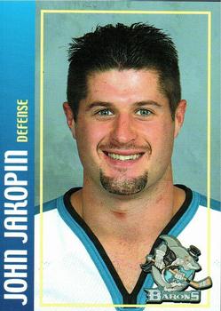2002-03 Cleveland Barons (AHL) #7 John Jakopin Front