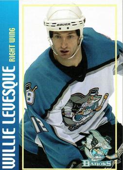 2002-03 Cleveland Barons (AHL) #11 Willie Levesque Front