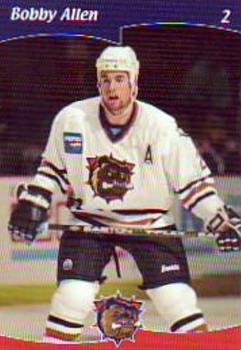 2002-03 Cartes, Timbres et Monnaies Sainte-Foy Hamilton Bulldogs (AHL) #1 Bobby Allen Front