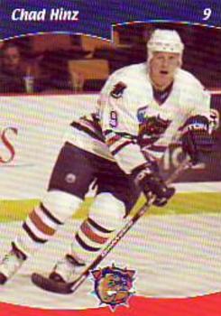 2002-03 Cartes, Timbres et Monnaies Sainte-Foy Hamilton Bulldogs (AHL) #5 Chad Hinz Front