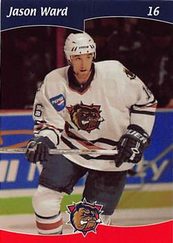 2002-03 Hamilton Bulldogs AHL #8 Jason Ward | Trading Card Database