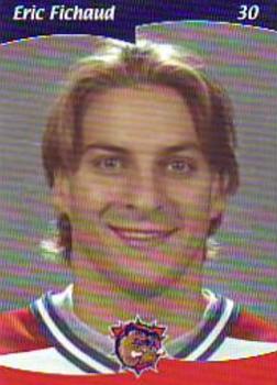 2002-03 Cartes, Timbres et Monnaies Sainte-Foy Hamilton Bulldogs (AHL) #18 Eric Fichaud Front