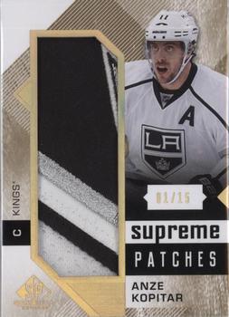 2016-17 SP Game Used - Supreme Relics Patches #PA-AK Anze Kopitar Front
