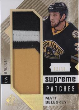 2016-17 SP Game Used - Supreme Relics Patches #PA-BE Matt Beleskey Front