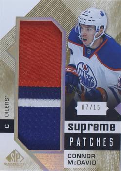 2016-17 SP Game Used - Supreme Relics Patches #PA-CM Connor McDavid Front
