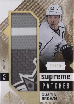2016-17 SP Game Used - Supreme Relics Patches #PA-DB Dustin Brown Front