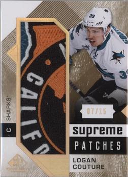 2016-17 SP Game Used - Supreme Relics Patches #PA-LC Logan Couture Front