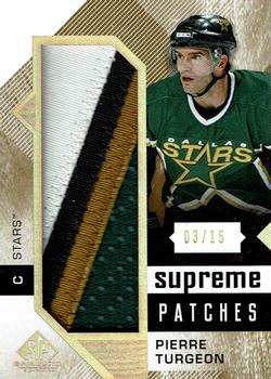 2016-17 SP Game Used - Supreme Relics Patches #PA-PT Pierre Turgeon Front