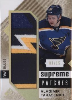 2016-17 SP Game Used - Supreme Relics Patches #PA-VT Vladimir Tarasenko Front