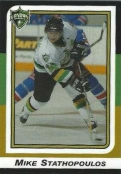 2002-03 London Knights (OHL) #5 Mike Stathopoulos Front