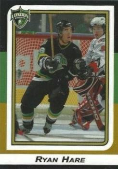 2002-03 London Knights (OHL) #7 Ryan Hare Front