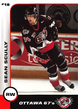2002-03 Ottawa 67's (OHL) #NNO Sean Scully Front