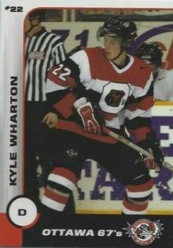 2002-03 Ottawa 67's (OHL) #NNO Kyle Wharton Front