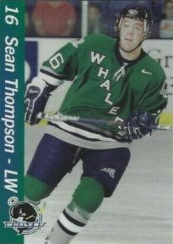 2002-03 Plymouth Whalers (OHL) #NNO Sean Thompson Front
