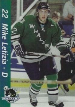 2002-03 Plymouth Whalers (OHL) #NNO Mike Letizia Front