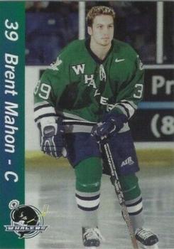 2002-03 Plymouth Whalers (OHL) #NNO Brent Mahon Front