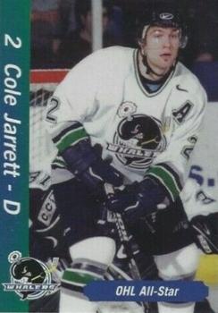 2002-03 Plymouth Whalers (OHL) #NNO Cole Jarrett Front