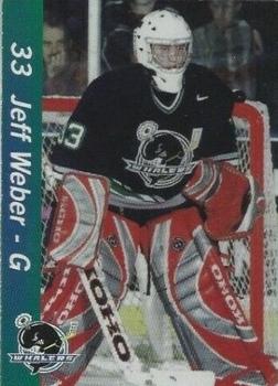 2002-03 Plymouth Whalers (OHL) #NNO Jeff Weber Front