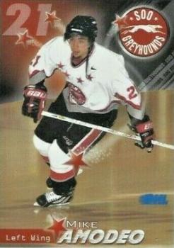 2002-03 Sault Ste. Marie Greyhounds (OHL) #NNO Mike Amodeo Front