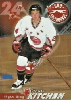 2002-03 Sault Ste. Marie Greyhounds (OHL) #NNO Ryan Kitchen Front
