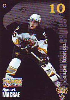 2002-03 Cape Breton Screaming Eagles (QMJHL) #NNO Stuart MacRae Front