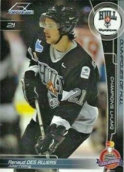 2002-03 Extreme Hull Olympiques (QMJHL) Memorial Cup #NNO Renaud Des Alliers Front